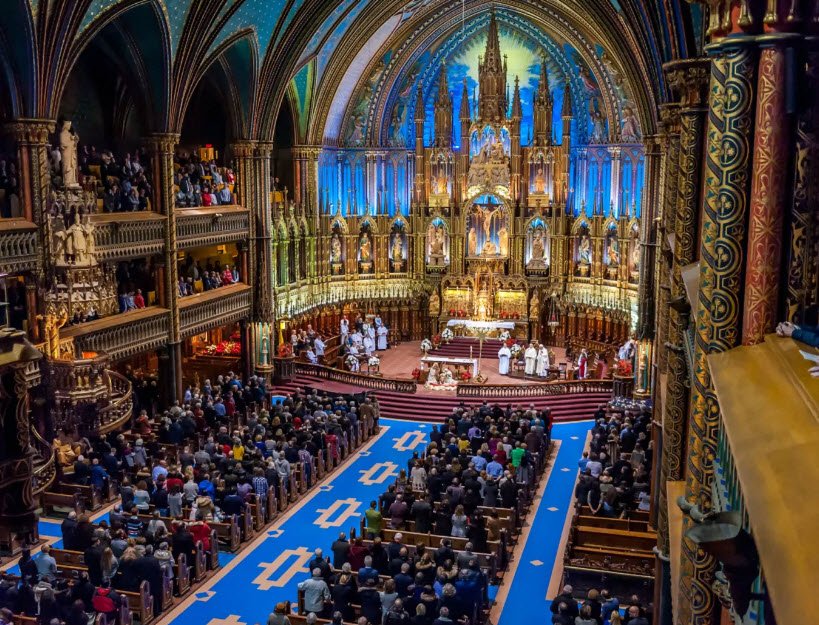 Montreal’s Notre-Dame Basilica, Montreal, Quebec, Canada
